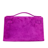 Hermès Kelly Pochette Ultraviolet Doblis Palladium Hardware