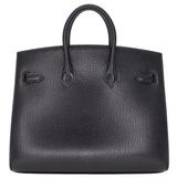 Hermès 20cm Birkin Sellier Disco Chèvre Leather Palladium Hardware