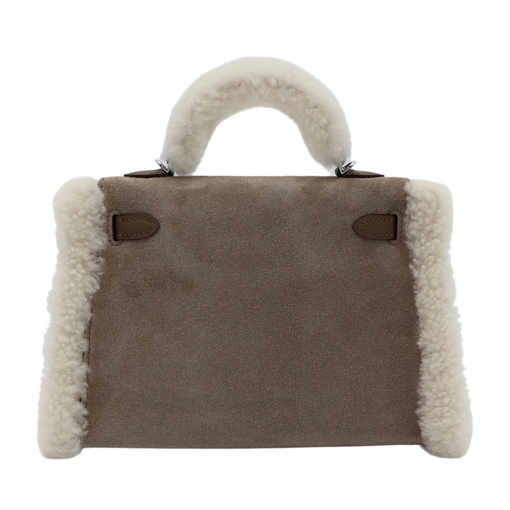 Hermès Kelly II Sellier Mini Beton Matte Alligator Gold Hardware