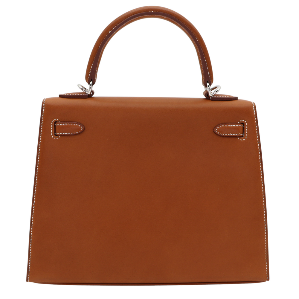 Hermès 25cm Kelly Sellier Ombre Lizard Palladium Hardware