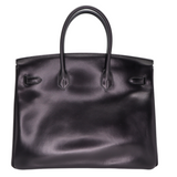 Hermès 35cm Birkin So Black Matte Black Box Calf Black Hardware