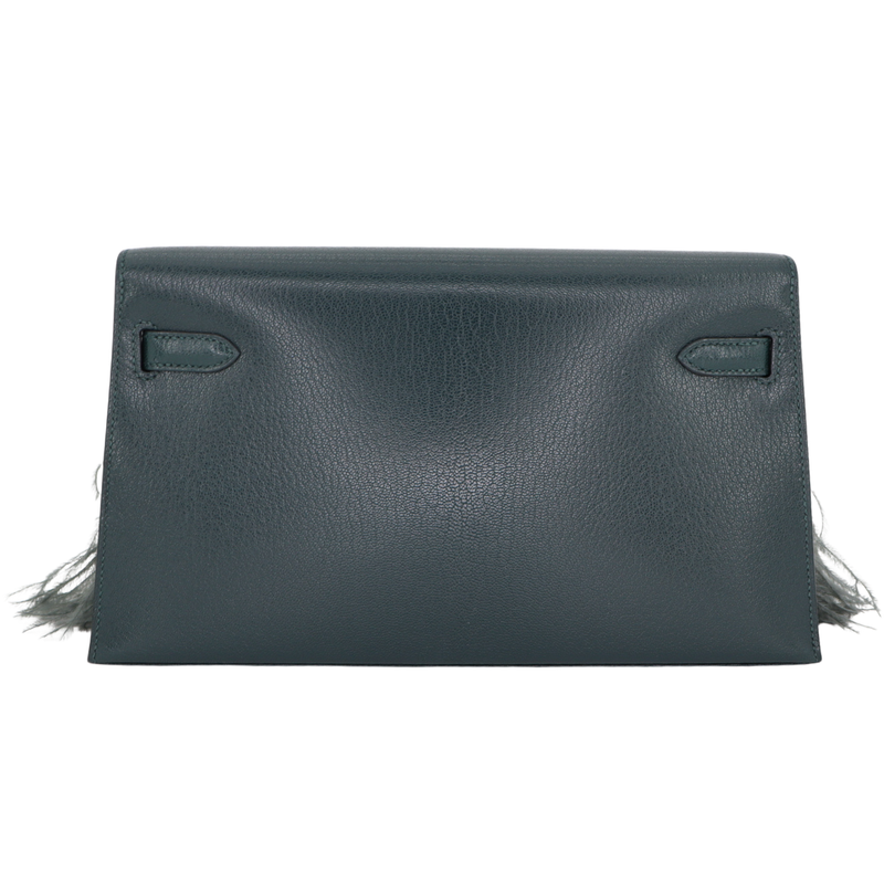Hermès Kelly Elan Foile's Vert Cypress/Vert Mangrove Chèvre