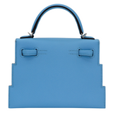 Hermès Kelly Doll Picto Celeste Epsom Leather Palladium Hardware