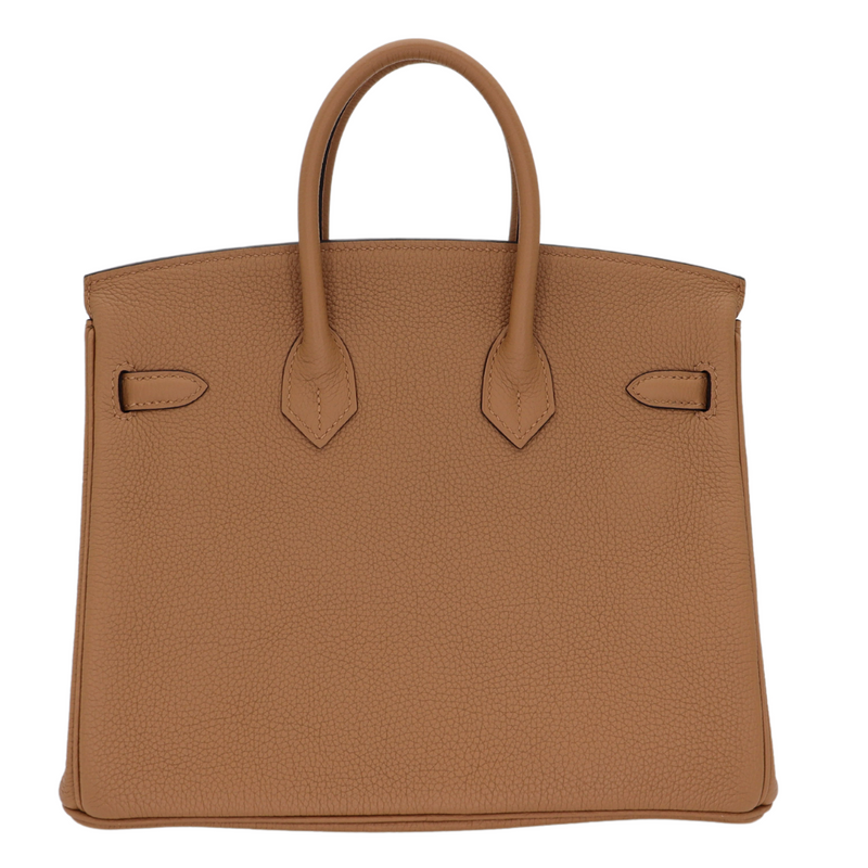 Hermès 25cm Birkin Chai Togo Leather Palladium Hardware