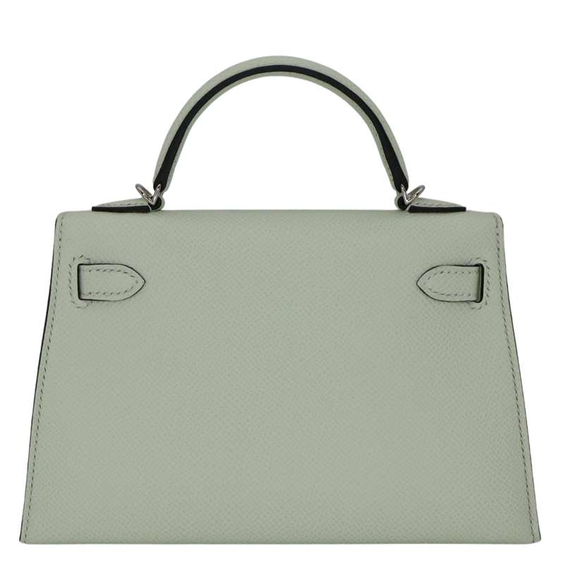 Hermès Kelly II Sellier Mini Bubblegum Epsom Palladium Hardware