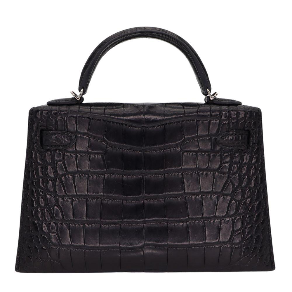 HERMES ブラックレザー ケース HERMES Kelly Depeche 38 Briefcase Box Calf Leather Black K 2007