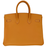 Hermès 35cm Birkin Vache Natural Leather Palladium Hardware