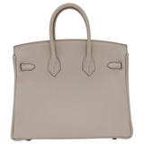 Hermès 25cm Birkin Beton Togo Leather Gold Hardware