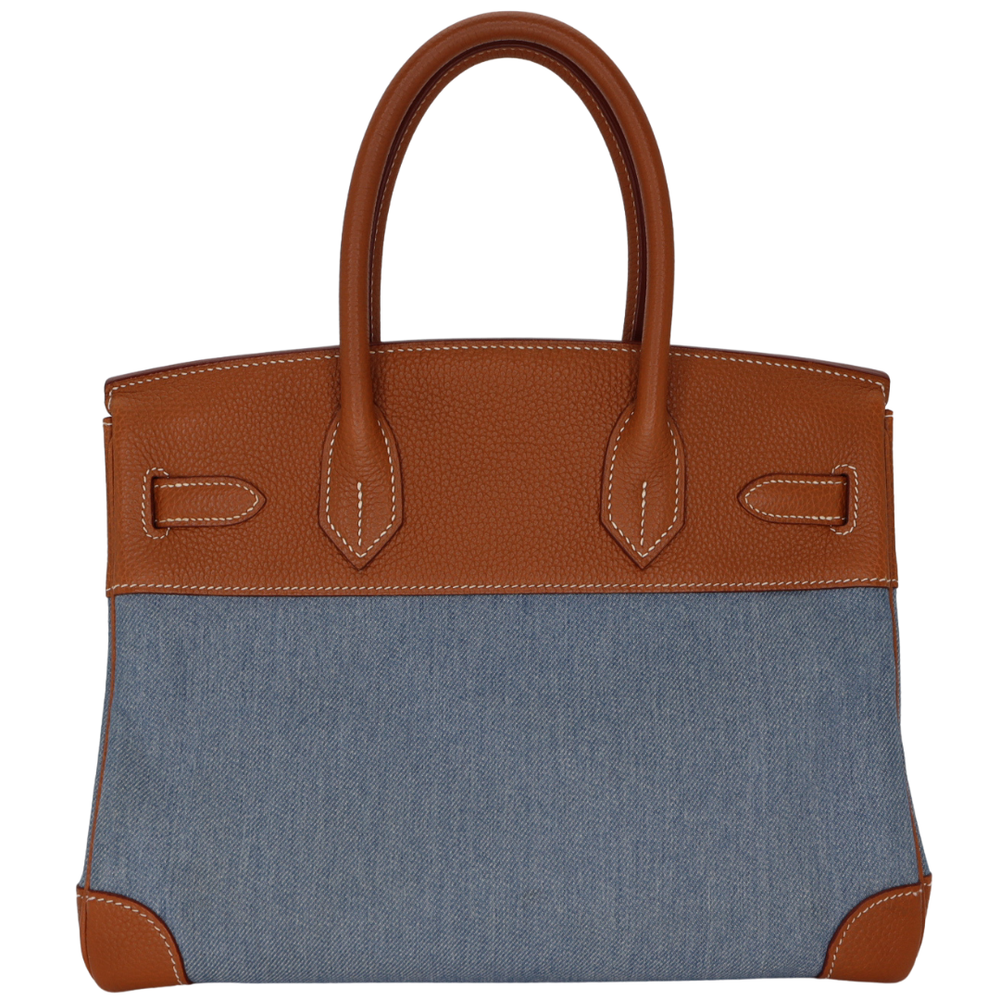 Hermès 30cm Birkin Gold Denim/Togo Leather Gold Hardware – Privé