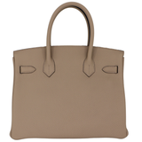 Hermès 30cm Birkin Gris Tourterelle Togo Leather Gold Hardware