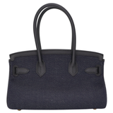 Hermès 29cm Birkin Shoulder Denim/Black Swift Leather Gold Hardware