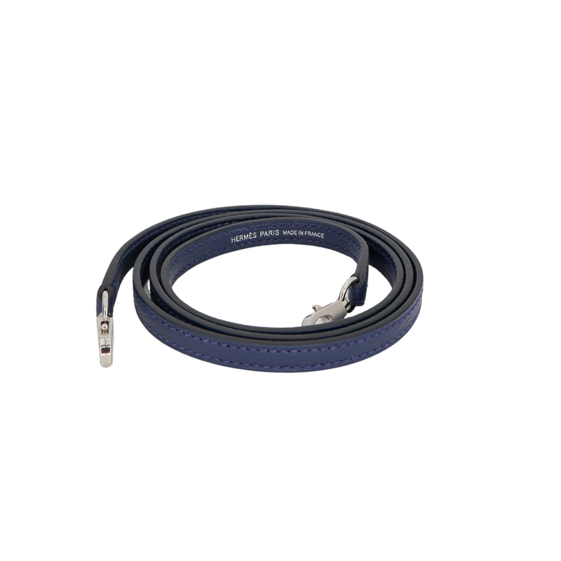 Hermès Kelly II Sellier Verso Mini Bleu Navy/Rouge De Coeur Chèvre