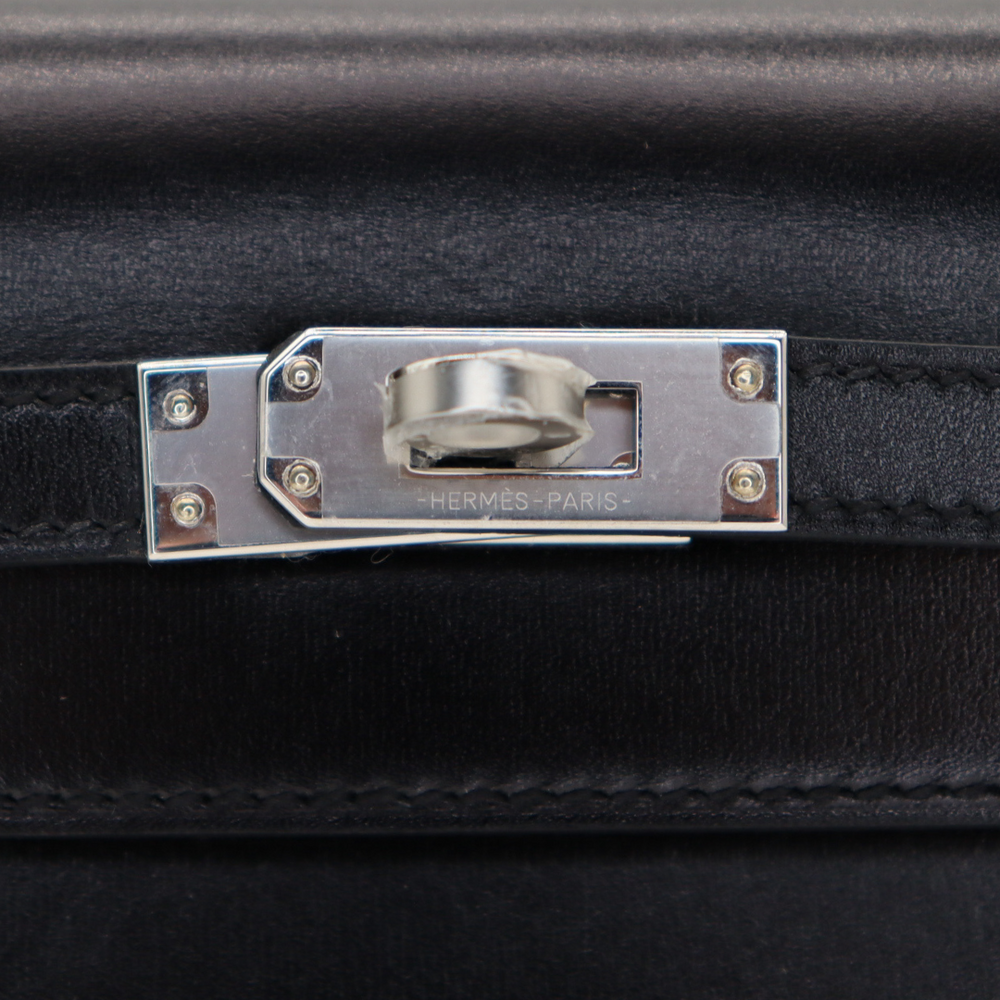 Hermès 25cm Kelly Sellier Black Box Calf Leather Gold Hardware Hermès 25cm Kelly Sellier Black Box Calf Leather Gold Hardware