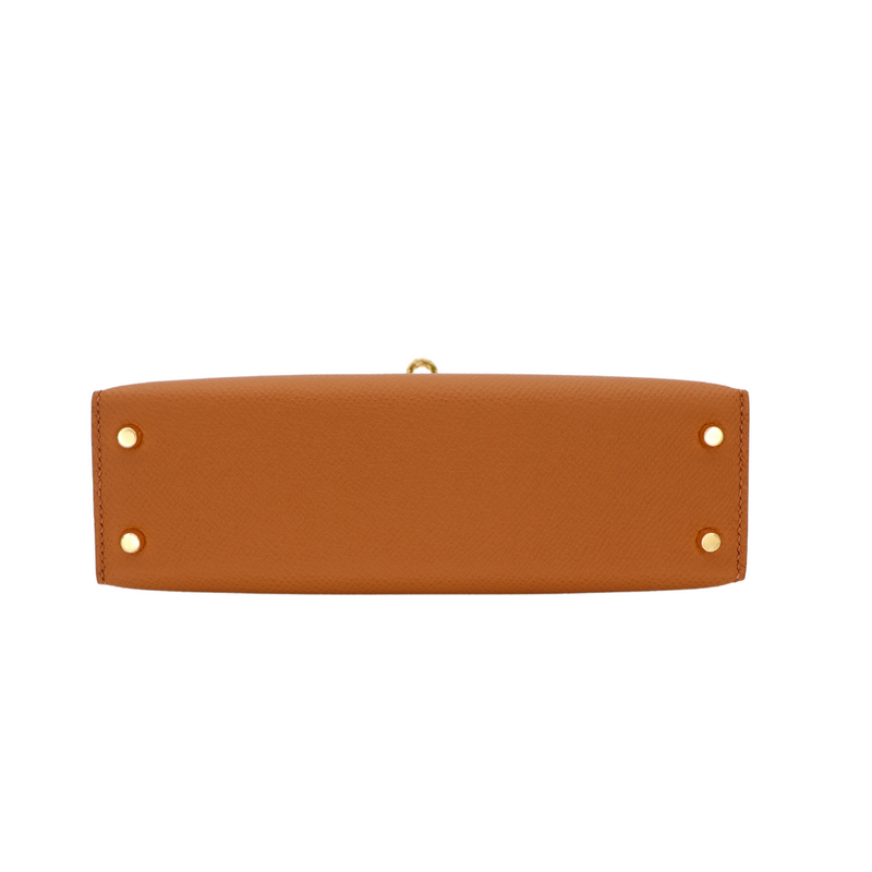 Hermès Kelly II Sellier Mini HSS Gold/Black Epsom Leather Gold Hardware