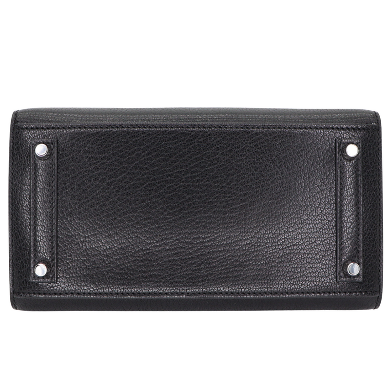 Hermès 20cm Birkin Sellier Disco Chèvre Leather Palladium Hardware