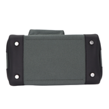 Hermès 25cm Birkin Cargo Vert Mangrove Toile/Swift Leather Palladium Hardware