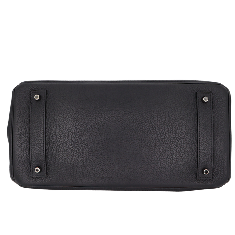 Hermès 42cm Birkin HAC Shoulder JPG Black Clemence Leather Palladium Hardware
