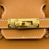 Hermès 25cm Birkin Sellier Gold Epsom Leather Gold Hardware