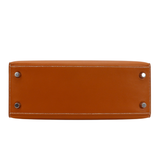 Hermès 25cm Kelly Sellier Naturel Sable Butler Leather Palladium Hardware