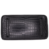 Hermès 35cm Birkin So Black Matte Niloticus Crocodile PVD Hardware