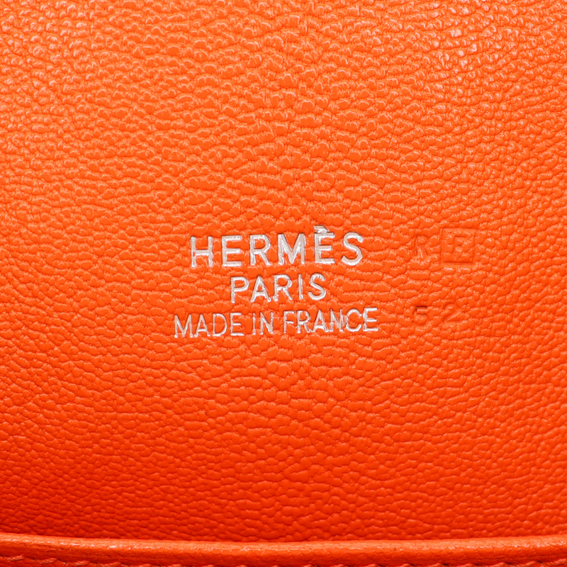 Hermès 30cm Birkin Orange Dalmatian Buffalo Leather Palladium Hardware