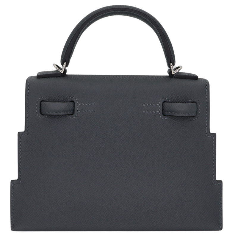 Hermès Kelly Doll Picto Gris Misty Epsom Leather Palladium Hermès Kelly Doll Picto Gris Misty Epsom Leather Palladium