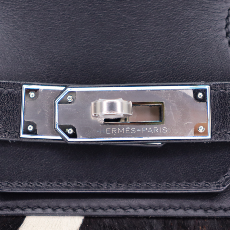 Hermès 30cm Birkin Black Zebra/Box Calf Leather Palladium Hardware Hermès 30cm Birkin Black Zebra/Box Calf Leather Palladium Hardware