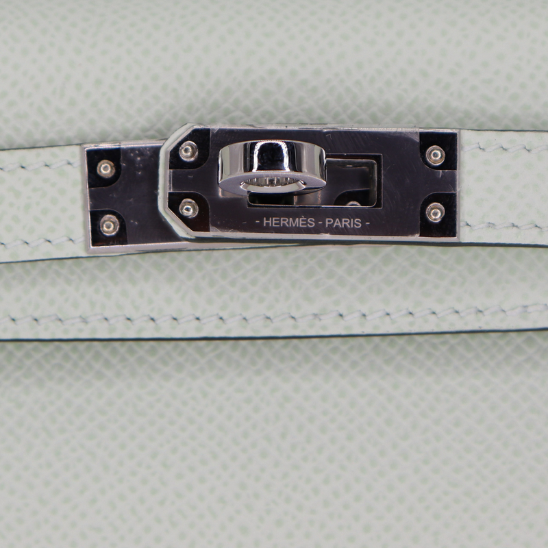 Hermès Kelly II Sellier Mini Vert Fizz Epsom Palladium Hardware