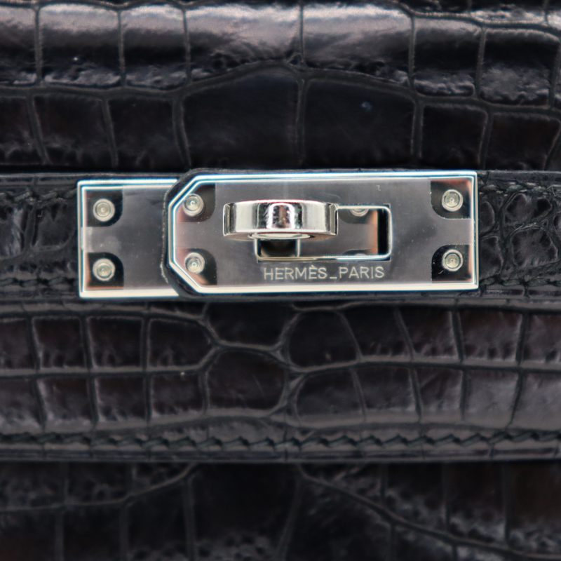 Hermès Kelly Pochette Vanille Matte Alligator Gold Hardware Hermès Kelly Pochette Vanille Matte Alligator Gold Hardware