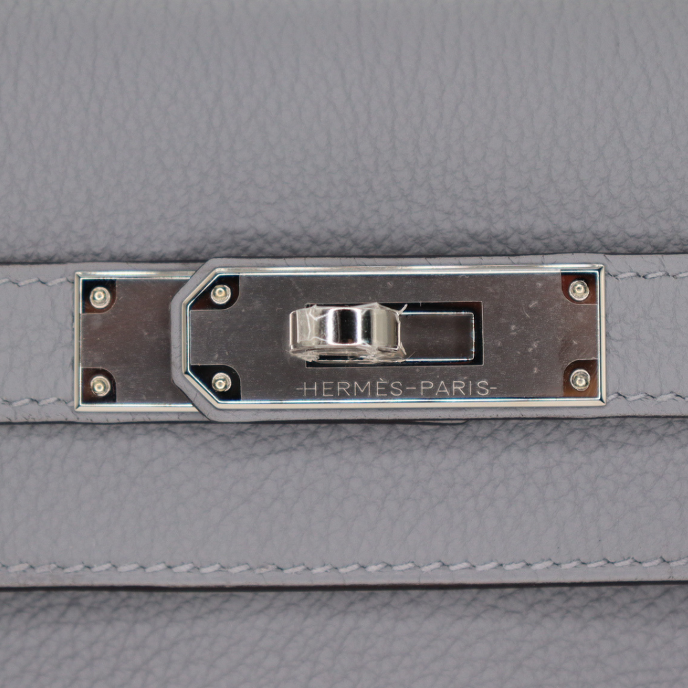HERMES グレー タンクトップ Hermès Kelly II Sellier Mini Touch Graphite Madame Leather/Shiny