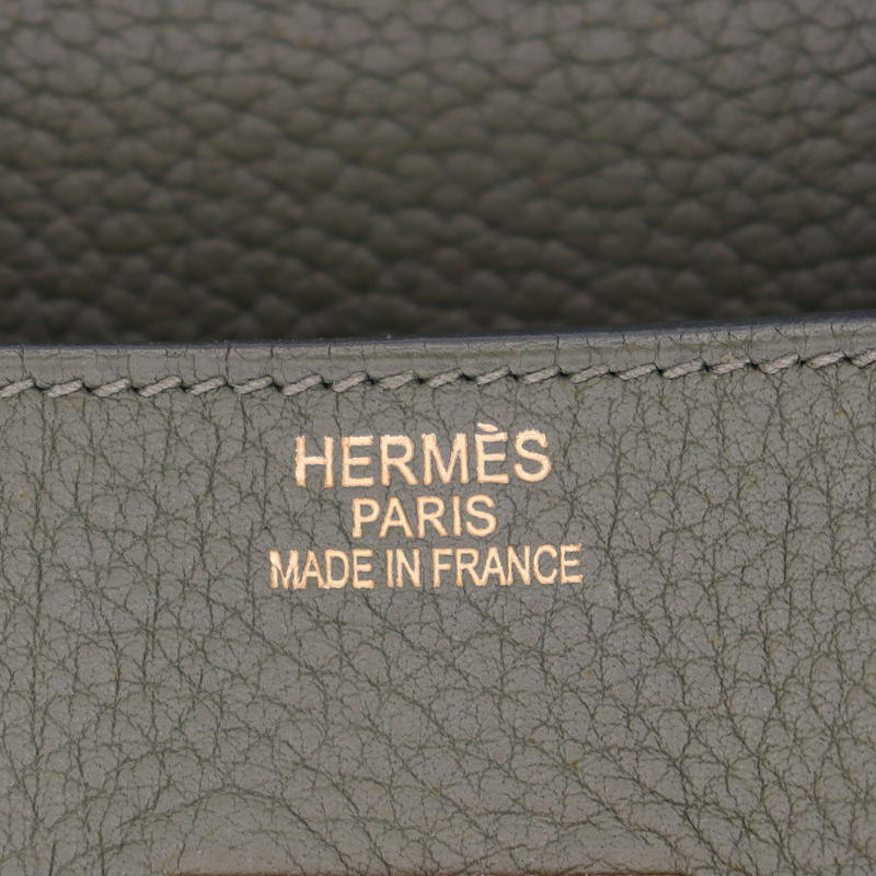 Hermès 42cm JPG Shoulder Birkin Vert Olive Togo Gold Hardware