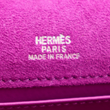 Hermès Kelly Pochette Ultraviolet Doblis Palladium Hardware