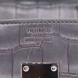 Hermès 35cm Birkin So Black Matte Niloticus Crocodile PVD Hardware