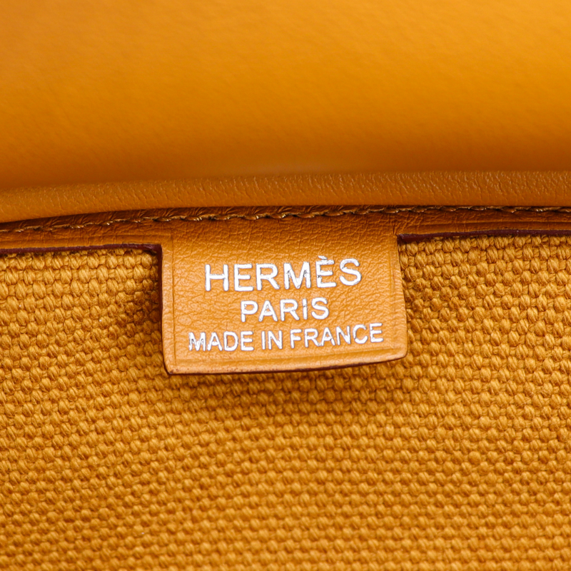 Hermès 35cm Birkin Cargo Sesame Canvas/Swift Leather Palladium Hardware