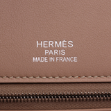 Hermès 35cm Birkin Ghillies Argile/Etoupe Swift Leather Palladium Hardware