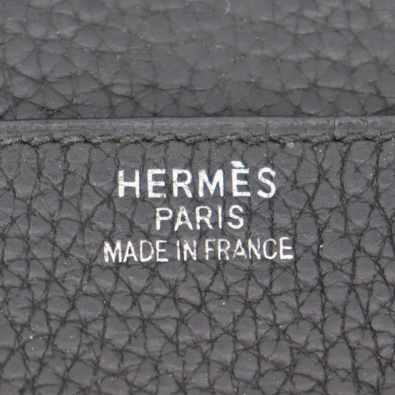 Hermès 42cm Birkin HAC Shoulder JPG Black Clemence Leather Palladium Hardware