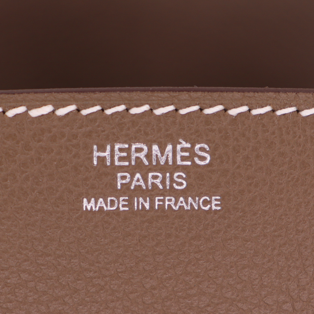Hermès 29cm Shoulder Light Birkin Etoupe Palladium Hardware