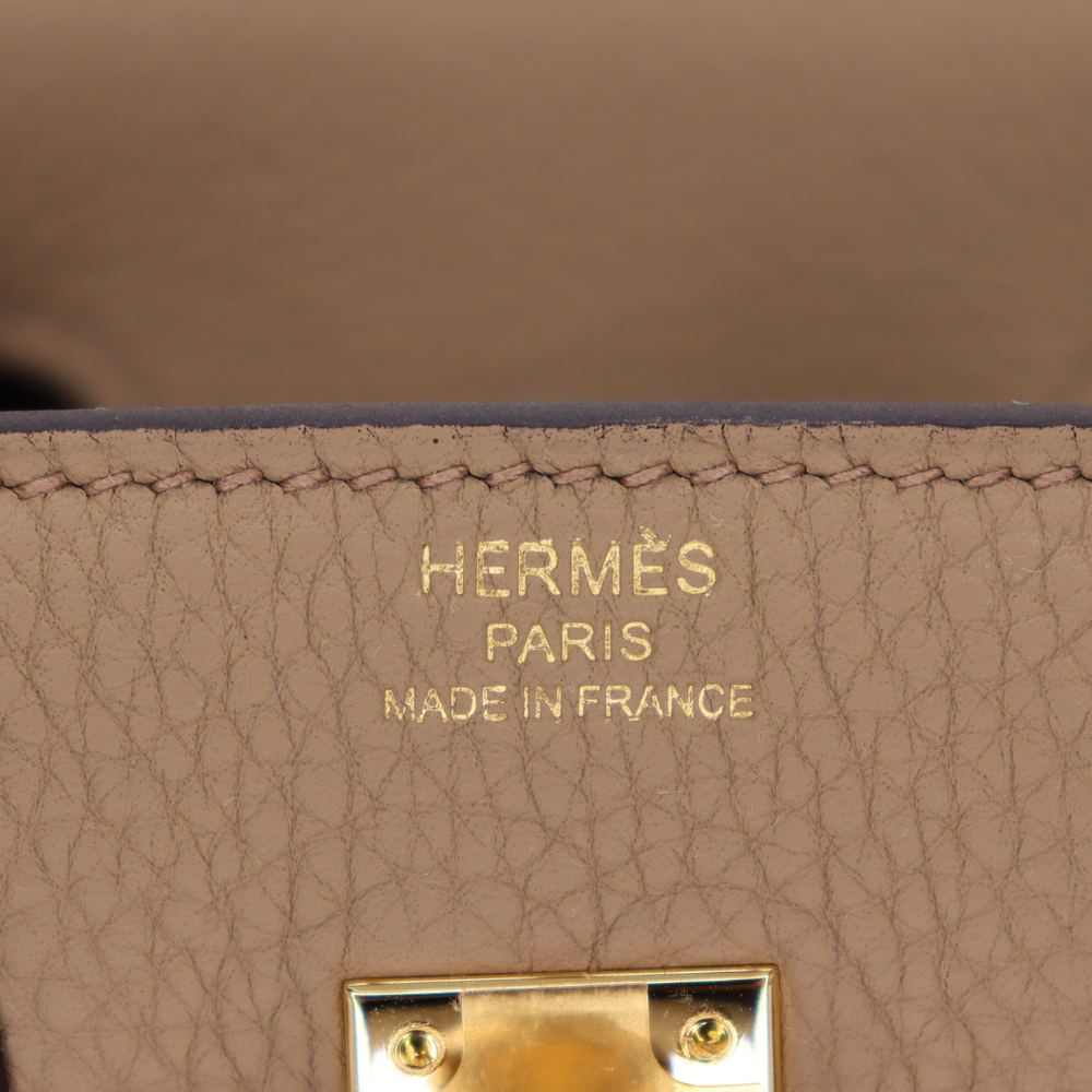 Hermès 25cm Birkin Beige Marfa Togo Leather Gold Hardware – Privé
