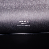 Hermès Kelly Pochette Black Swift Leather Palladium Hardware