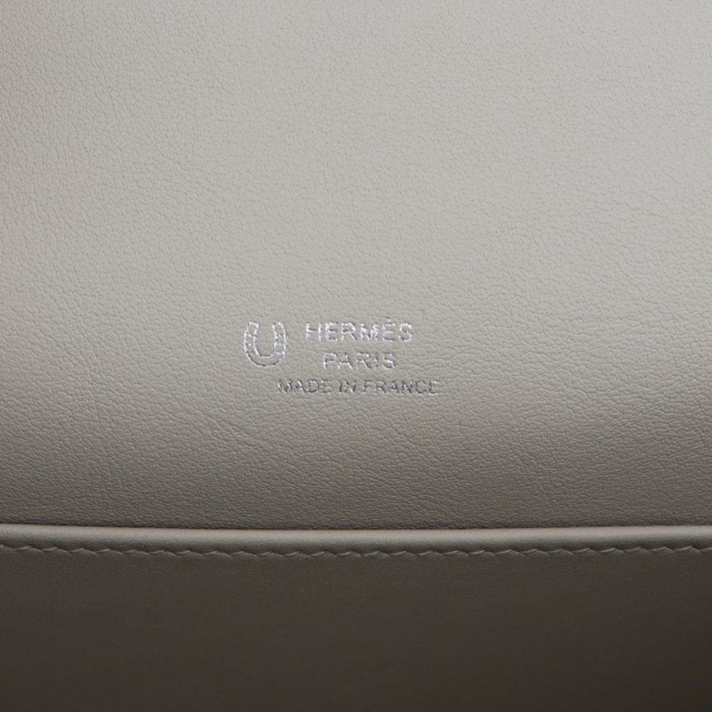 Hermès Kelly Pochette HSS Orange/Gris Perle Swift Leather