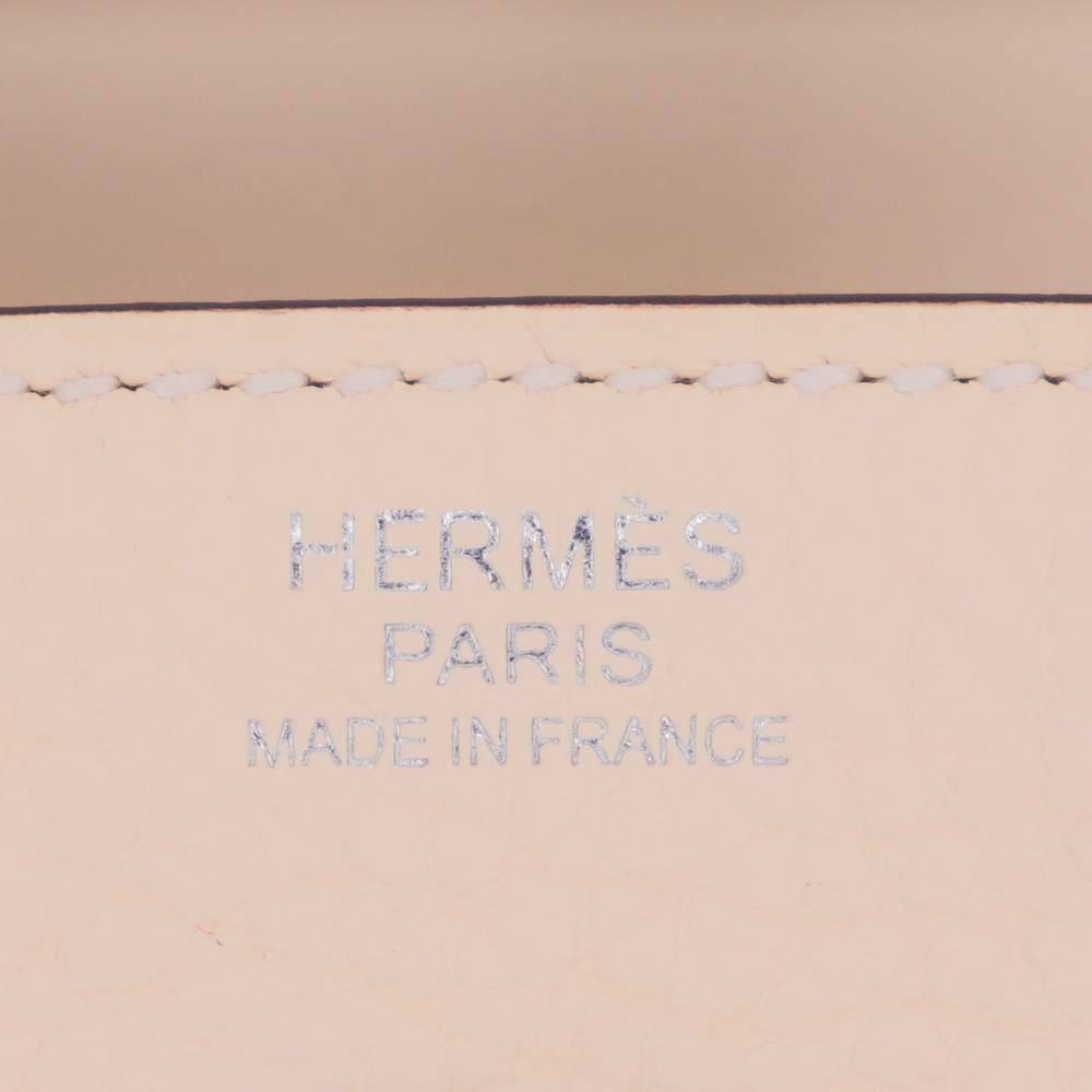 HERMES PARIS MADE IN FRANCE (1980-1990年) Hermès 30cm Birkin Nata Clemence Leather Palladium Hardware