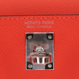 Hermès Kelly II Sellier Mini Go Orange Field Epsom Leather Palladium Hardware