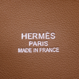 Hermès 35cm Kelly Grizzly Teddy Chamois/Ecru/Alezan Suede Leather Palladium Hardware