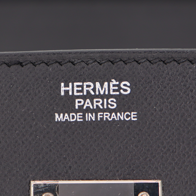 Hermès 30cm Birkin Sellier Black Madame Leather Palladium Hardware