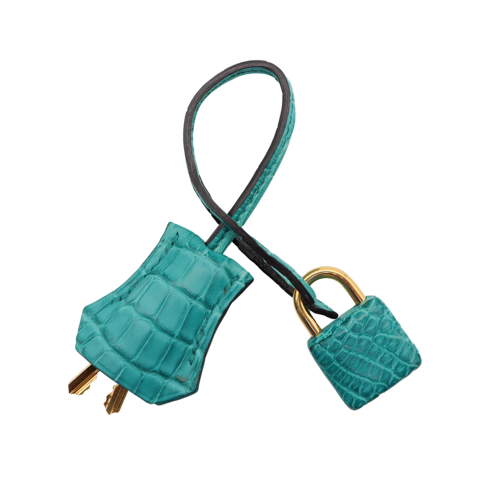 Hermès 25cm Birkin Bleu Paon Matte Alligator Gold Hardware – Privé