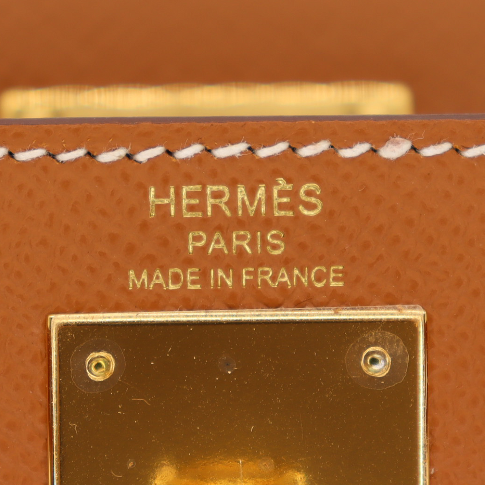 Hermès 28cm Kelly Sellier Gold Epsom Leather Gold Hardware Hermès 28cm Kelly Sellier Gold Epsom Leather Gold Hardware