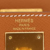 Hermès 28cm Kelly Sellier Gold Epsom Leather Gold Hardware