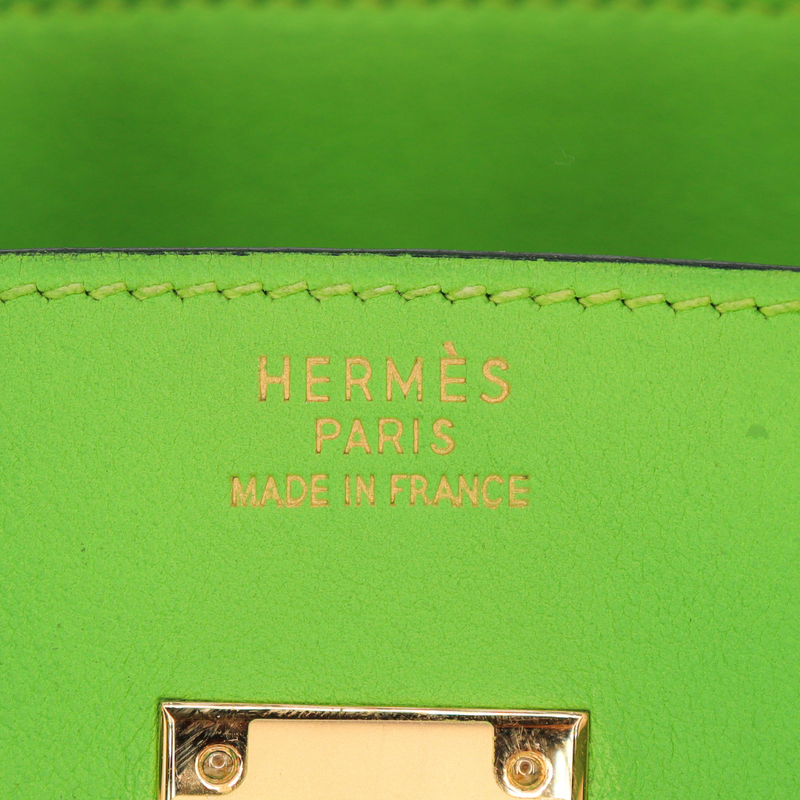 Hermès 30cm Birkin Granny Apple Swift Leather Gold Hardware
