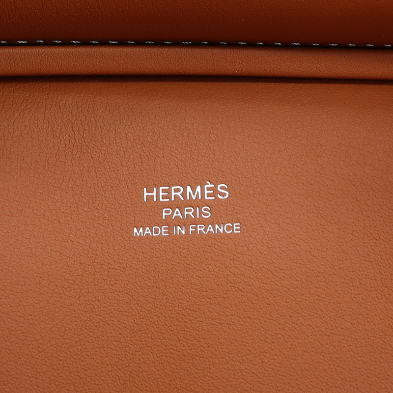 Hermès 25cm Birkin Cargo Vanille/Gold Canvas/Swift Leather Palladium Hardware