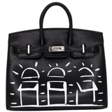 Hermès 20cm Birkin Sellier Disco Chèvre Leather Palladium Hardware